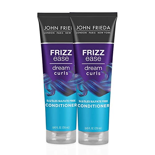 John Frieda Anti-Frizz Curl Cream Duo - 8.45 Fl Oz Pack of 2, Old Packaging