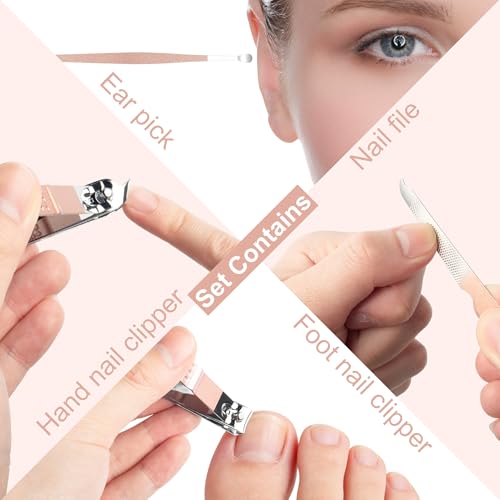 48-Pack 3.9 Inch Nail Clippers Set in 6 Colors - Manicure & Pedicure Tools Bulk
