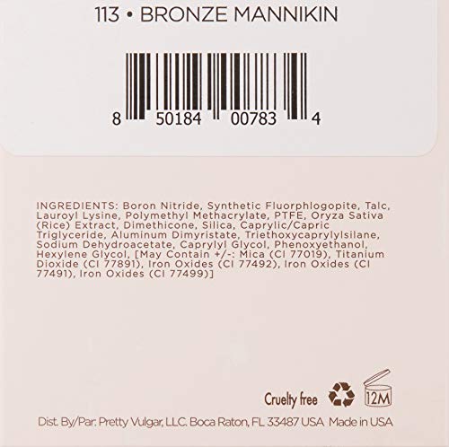 Bronzed B Powder Bronzer - Vegan, Matte Face Powder - Bronze Mannikin Variation