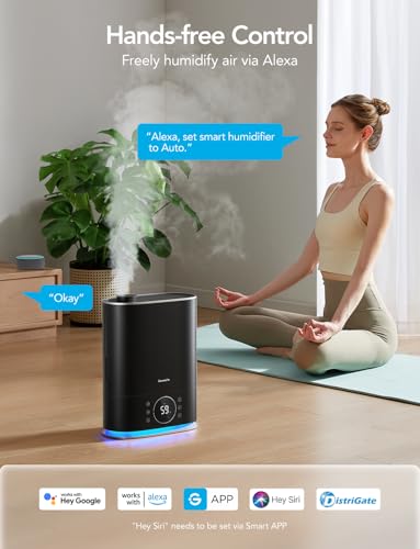 Smart Humidifier with App Control, Auto Mode, 7L Capacity, Warm & Cool Mist
