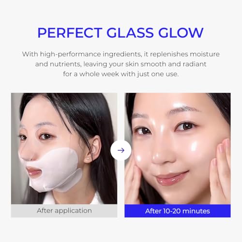 DEWYCEL PRIVATE CARE MASK with edelweiss callus culture extract | 3STEP face mask for glow skin - elasticity, hydrating, firming | Soothing Recovery & Moisture with Panthenol, Niacinamide