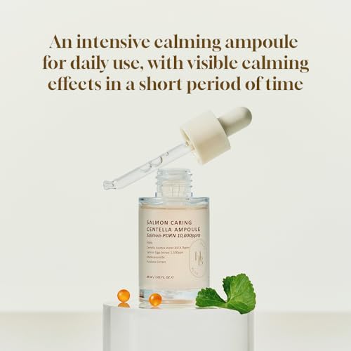 Salmon & Centella Ampoule for Sensitive Skin - Rejuvenating Korean Skincare