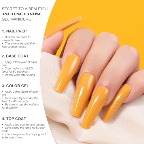 Vishine UV LED Nail Lamp Gel Polish Kit C002 — 32 Colors + Base & Top Coats, Includes Lamp, Tools