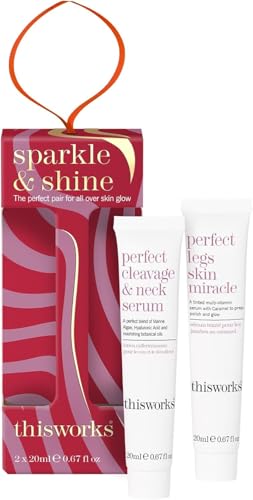 This Works Sparkle & Shine Body Serum & Illuminating Lotion Set