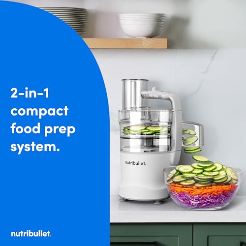 NutriBullet Limitless Food Processor Matte White - 2-in-1 Slicing & Chopping
