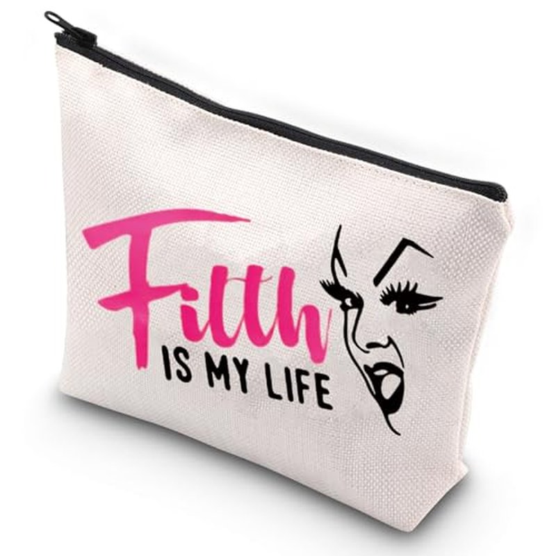 G2TUP Babs Johnson? Makeup Bag Divine Inspire Gift Filth is My Life Canvas Zipper Pouch Cotton & Connie Merch (Filth is My Life)