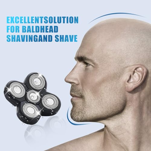 2 Pack Shaver Replacement Blades Compatible with Freedom Head Shaver,Head and Face Electric Razor Head