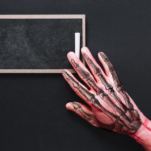 Classic Skull Temporary Face Tattoo Halloween Costume for Men and Women