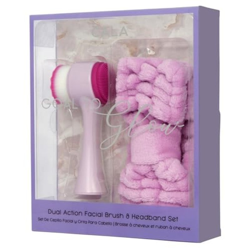Cala Dual Action Facial Brush & Headband Set