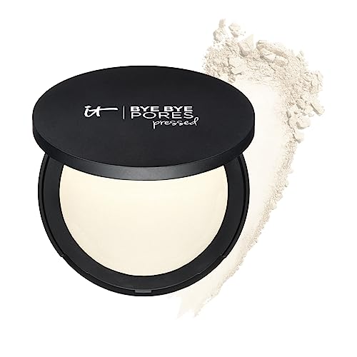 IT Cosmetics Bye Bye Pores Pressed Setting Powder Translucent 0.31oz / 9g – Airbrushed Matte Finish