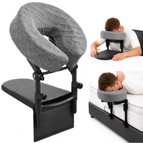 Face Down Pillow for Eye Surgery Support Adjustable Headrest Grey