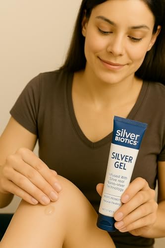 Silver Healing Gel for Wounds Burns and Scars - 20ppm, 4 Oz, Pack of 2
