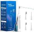 Electric Toothbrush with Water Flosser Portable Sonic Toothbrush & Flossing Device