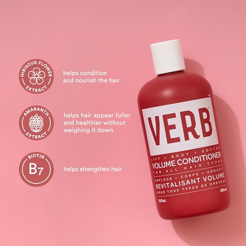 VERB Volume Conditioner with Black Currant & Floral Scent - Detangle & Lift Flat Hair