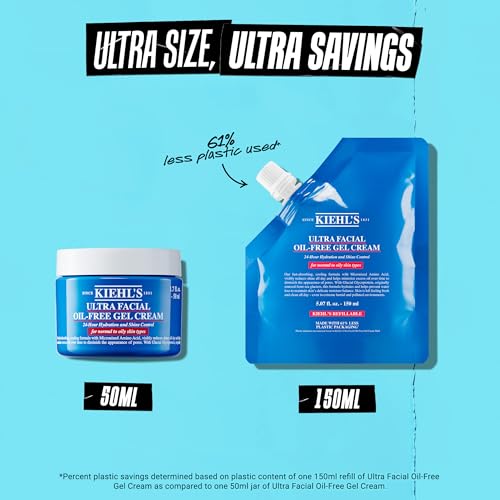 Kiehl's Ultra Facial Oil-Free Hydrating Gel Cream 5.07 oz - Normal to Oily Skin