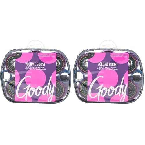 Goody Start Style Finish Self-Holding Hair Roller, Multi Pack, 31 Count (Pack of 2)