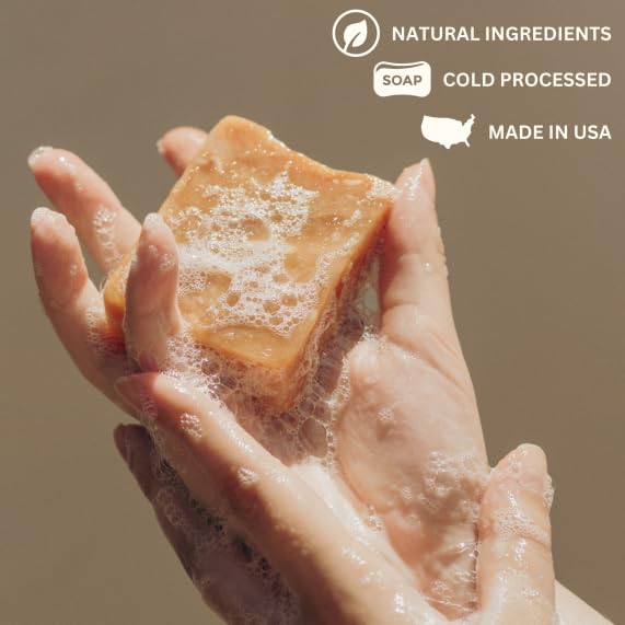 Varina Cherry Almond Aloe Bar Soap 4.5oz Pack of 3 - Handmade, Natural Cleansing