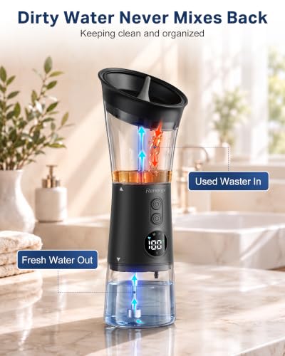 Renergy Ear Wax Removal System with Water Temp Sensor & Black Nozzles