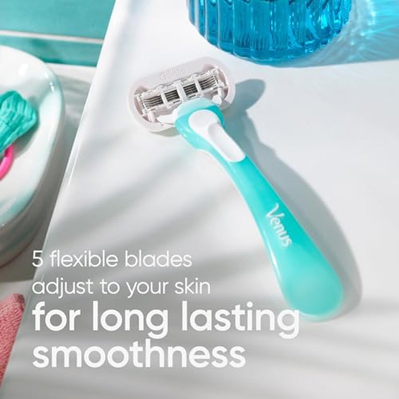 Gillette Venus Extra Smooth Sensitive Razor for Women | Disposable | For Sensitive Skin | 2 Count | Pack of 2