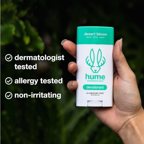 Hume Supernatural Desert Bloom 2-Pack Roll-On Deodorant for Women & Men - All-Day Freshness, Sensitive Skin Safe