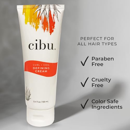 Curl Defining Cream for Curly Wavy Coily Hair - 5.4 oz