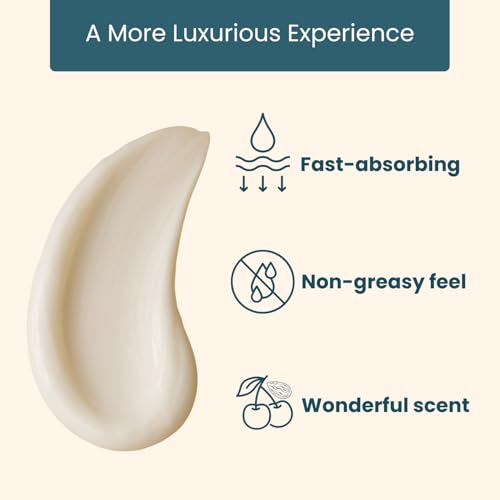 Goat Milk Body Lotion & Hand Cream - Cherry Almond, 2oz & 8oz Tubes - Natural Hydrating Moisturizer