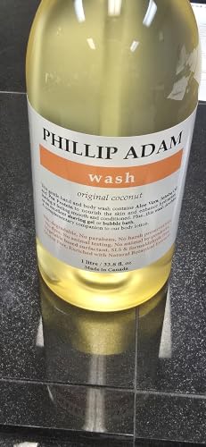 Phillip Adam Coconut Hand and Body Wash - Gentle Hydrating Formula - 33.8 Fl Oz - Pack of 1