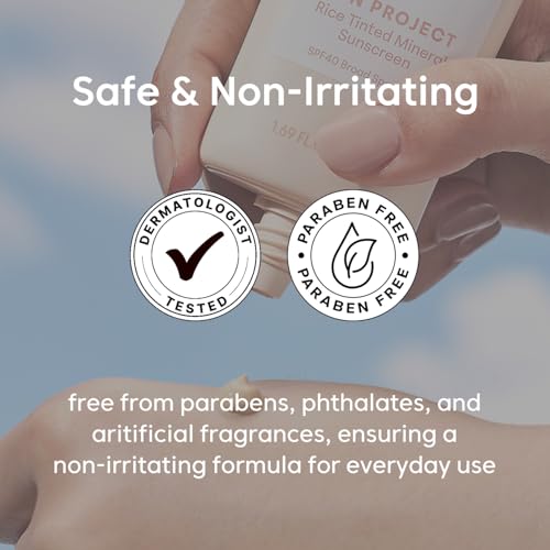 Mineral Sunscreen SPF 40 Tinted Broad Spectrum Face Sunscreen with Zinc