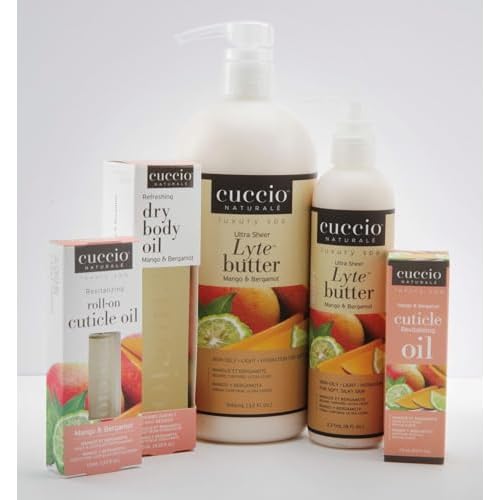 Cuccio Naturale Mango & Bergamot Roll-On Cuticle Oil ? 0.33 fl oz ? Nourishing Hydration Treatment for Dry Cuticles & Nails ? Fast-Absorbing, Non-Greasy Formula with Jojoba & Vitamin E