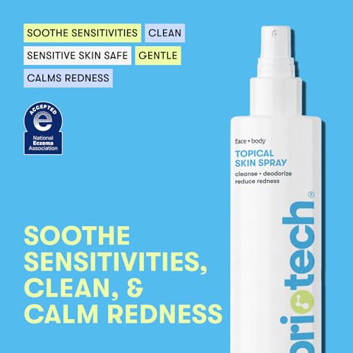BRIOTECH Hypochlorous Acid Skin Spray 2oz Pack of 3 for Face & Body - Travel Size