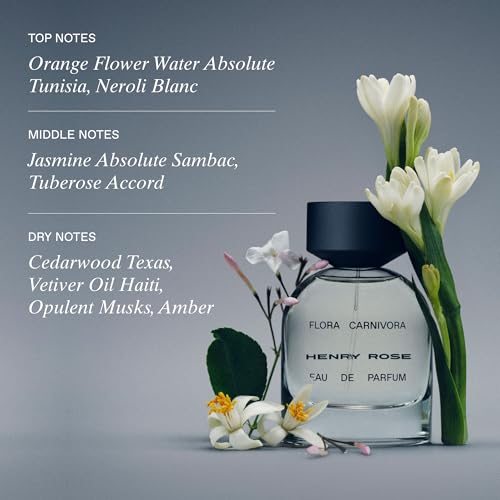 Travel Perfume Spray for Women & Men - Mini Floral Fragrance Mist with Jasmine, Tuberose & Orange Blossom - 0.27 Fl Oz - Unisex, Non-Toxic, Eco-Friendly