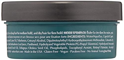 Surface Shaping Wax for Hair - Natural Hold 2 oz (2 oz, pack of 1) - vegan, paraben-free