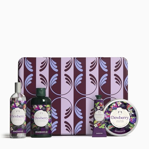 The Body Shop Dewberry 4-Piece Gift Set – Bath & Body Collection