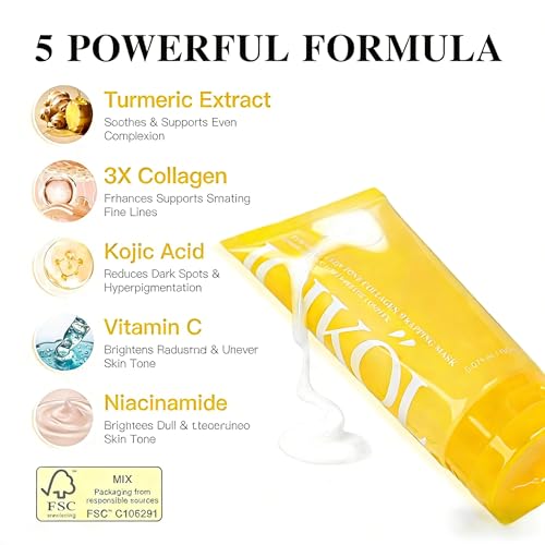 Turmeric Collagen Night Wrapping Mask and Organic Beef Tallow Honey Balm