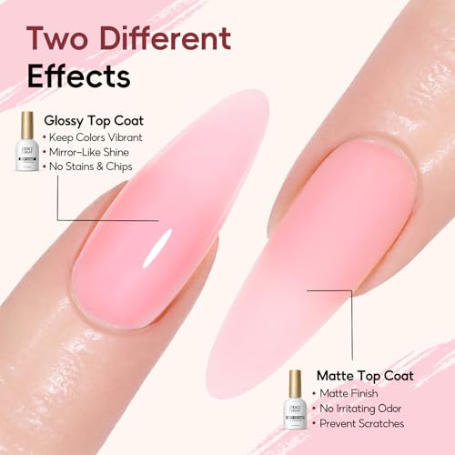PEACECOLOR Gel Nail Polish Kit with U V light and Drill - 39Pcs Gel Nail Kit 22 Colors All Season Gel Polish Set with Base Matte Glossy Glitter Top Coat Soak Off Manicure Set Women Teens Girl Gifts