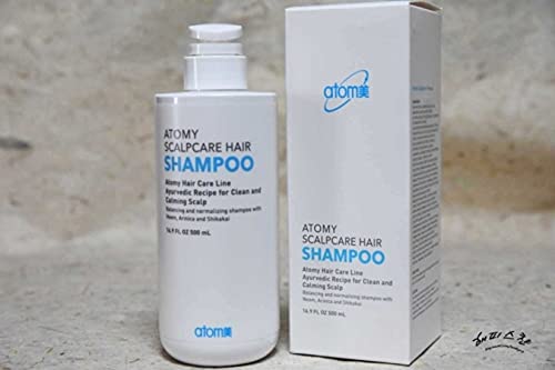 VAU Atomy Scalp Care Shampoo 16.9 Fl Oz – Gentle, Cooling Hair Wash for Whole Family