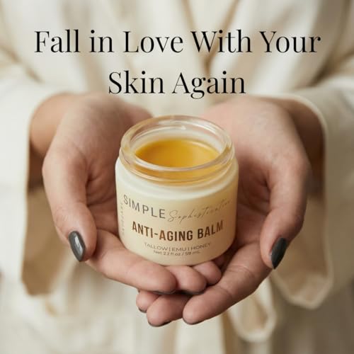 Anti-Aging Balm with Manuka Honey & Emu Oil - Nourishing Face & Body Moisturizer, Non-Greasy, Natural Skincare