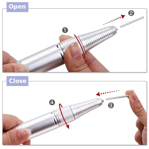 Rechargeable Cordless Nail Drill Machine 30000RPM with LCD Display for Acrylic Gel Nails