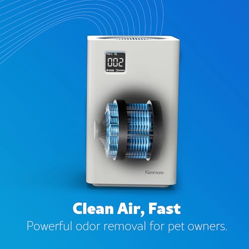 White Air Purifier for 1200 Sq.Ft with HEPA Filter - Quiet Odor Removal