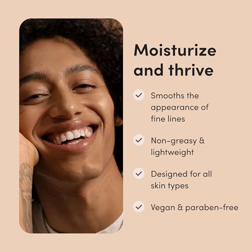 Men's Hyaluronic Acid Face Moisturizer - Hydrating, Non-Greasy, 1 Fl Oz