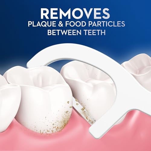 Oral-B Fresh Mint Floss Picks - 75 Count Pack of 6, Total 450 Picks