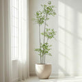 Giegxin 6ft Faux Bamboo Tree with Pot - Lifelike Indoor Artificial Plant, Green
