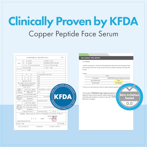 Copper Peptide Face Serum for Anti-Aging & Hydration - Firming & Wrinkle Reduction
