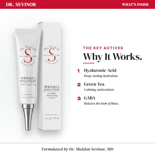 Wrinkle Filler Serum with Hyaluronic Acid and Green Tea - 1 fl oz