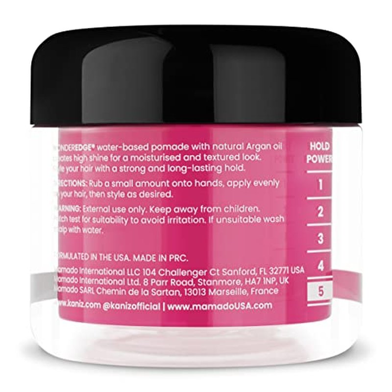 Kaniz Wonderedge Water-Based Pomade Rasberry 4 Fl Oz (Pack of 2)