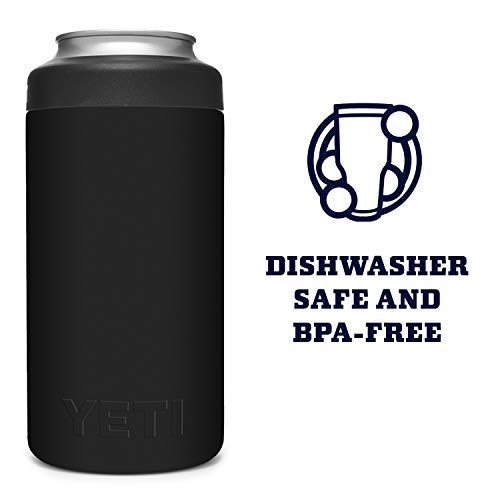 YETI Rambler 16 oz. Colster Tall Can Insulator Black - Keeps Beverages Cold