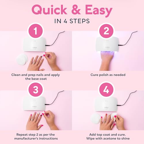ohora Semi Cured Gel Nail Set of 2 (N Cream Light & Pro Easy Peel Remover) - Professional Salon-Quality Nail Care