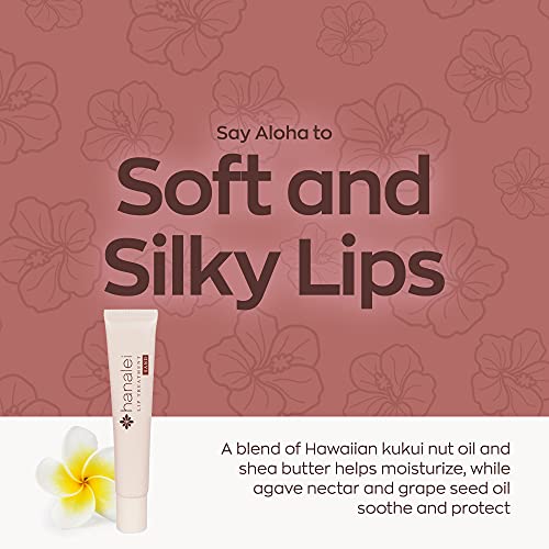 Hanalei Lip Treatment 2-Pack Bundle (Clear and Sand) | Made with Kukui Oil, Shea Butter, Agave, and Grapeseed Oil, Soothe Dry Lips (Cruelty free, Paraben free)