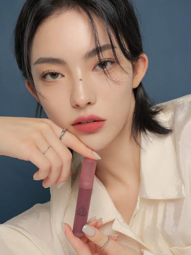 3CE Blur Water Lip Tint - Double Wind 4.6g with Sun Cream Set (3 Pack)