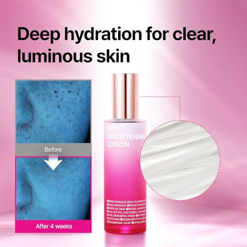 Rose PDRN Moisturizer with Niacinamide & Hyaluronic Acid - Lightweight Hydrating Lotion for All Skin Types